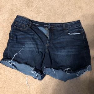 Lane Bryant jean shorts